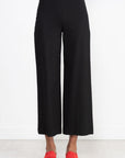 ROSETTA GETTY - Pull On Straight Trouser, Black