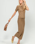 Tube Skirt, Tan & Brown