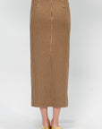 Tube Skirt, Tan & Brown