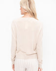 Relaxed Crewneck Sweater, Wheat