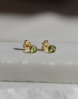 Amalfi Hexagon Earrings, Peridot
