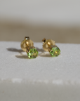 Amalfi Hexagon Earrings, Peridot