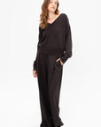 V-Neck Sweater, Brown