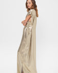 Francesca Sleeveless Dress, Gold