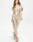 Francesca Sleeveless Dress, Gold
