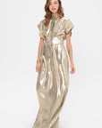 Francesca Sleeveless Dress, Gold