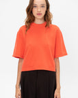 Cropped T-Shirt, Orange