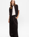 Zipped Sleeveless Cardigan, Brown
