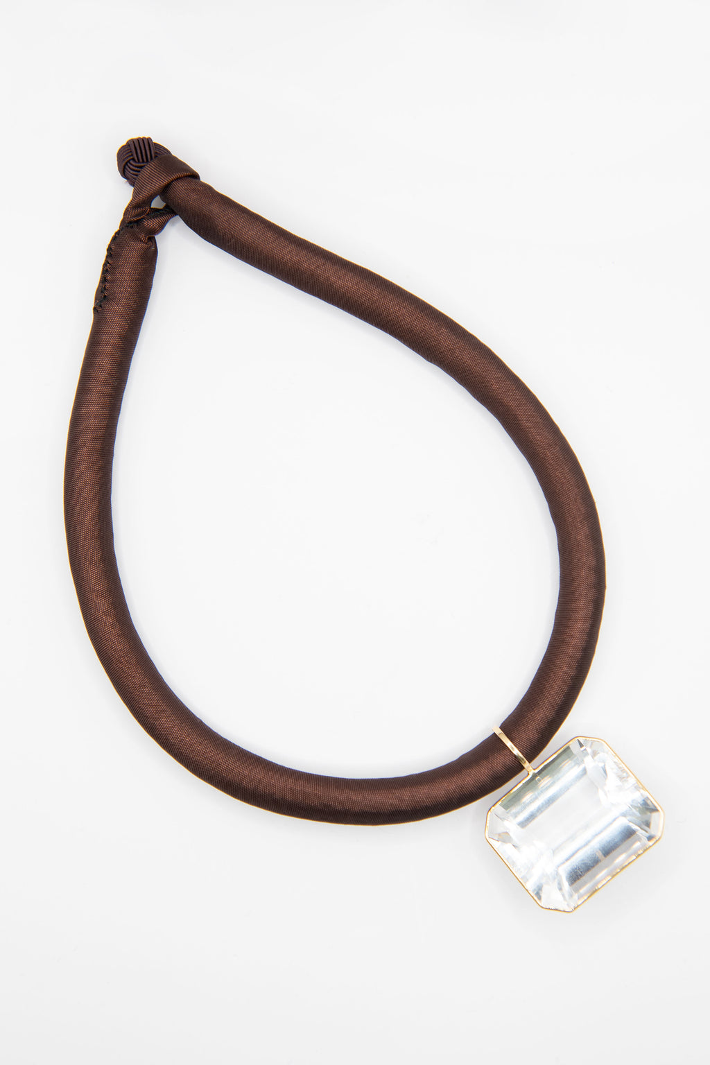 Sauer Yvonne Necklace, Crystal Kick Pleat