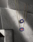 SAUER - Frames Necklace, Rubellite