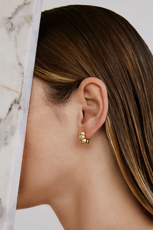 SAUER - Cipó Earrings, Yellow Gold