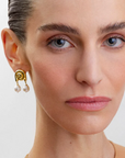 Spiralis Earrings, Pearl