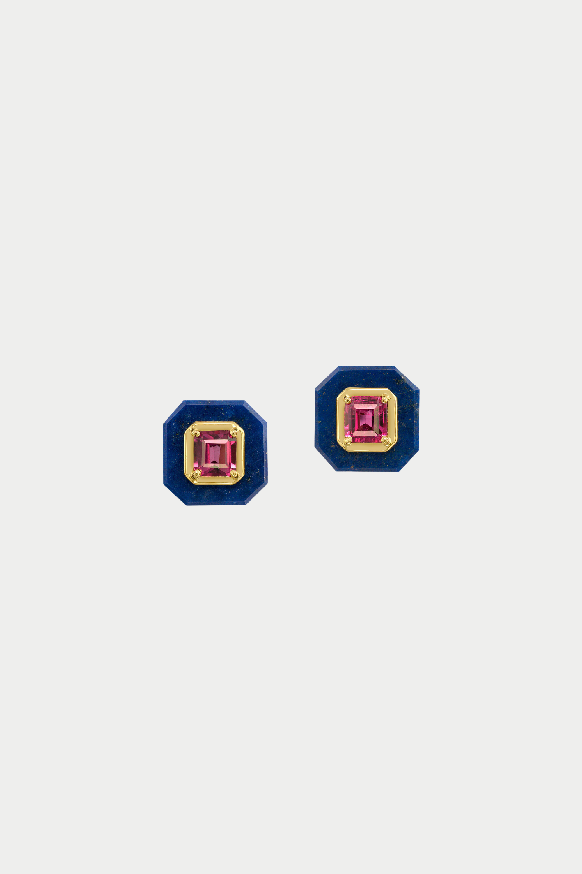 SAUER - Frames Earrings, Rubellite