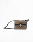 SAVETTE - Symmetry 19 with Black Leather Trim, Mink Suede