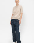 Memphis YFROI - Short Sleeve Sweater, Oatmeal