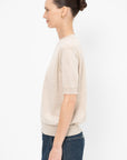 Memphis YFROI - Short Sleeve Sweater, Oatmeal