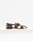 Cow Print Loafer, Brown