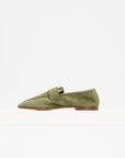Essenziale Suede Loafer, Khaki
