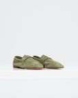 Essenziale Suede Loafer, Khaki