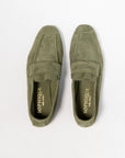 Essenziale Suede Loafer, Khaki