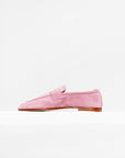 Essenziale Suede Loafer, Soft Lilac