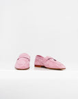 Essenziale Suede Loafer, Soft Lilac