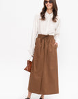 View - Silk Boxy Shirt, Ecru & Black