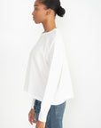 Studio Nicholson - Loop Long Sleeve T-Shirt, Optic White