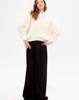Er Bat Wing Sweater, Ivory