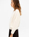 Er Bat Wing Sweater, Ivory