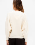 Er Bat Wing Sweater, Ivory