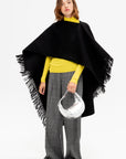 Ribbed Lupetto Sweater, Yellow