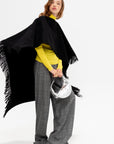 Ribbed Lupetto Sweater, Yellow