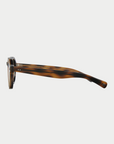 GARRETT LEIGHT - Flipper Sunglasses, Spotted Brown Shell