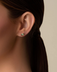SUZANNE KALAN - Amalfi Emerald Cut Studs, Green Envy Topaz