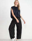 TIBI - Italian Sporty Nylon Winslow Pant, Black