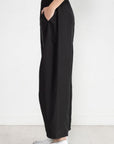 TIBI - Italian Sporty Nylon Winslow Pant, Black