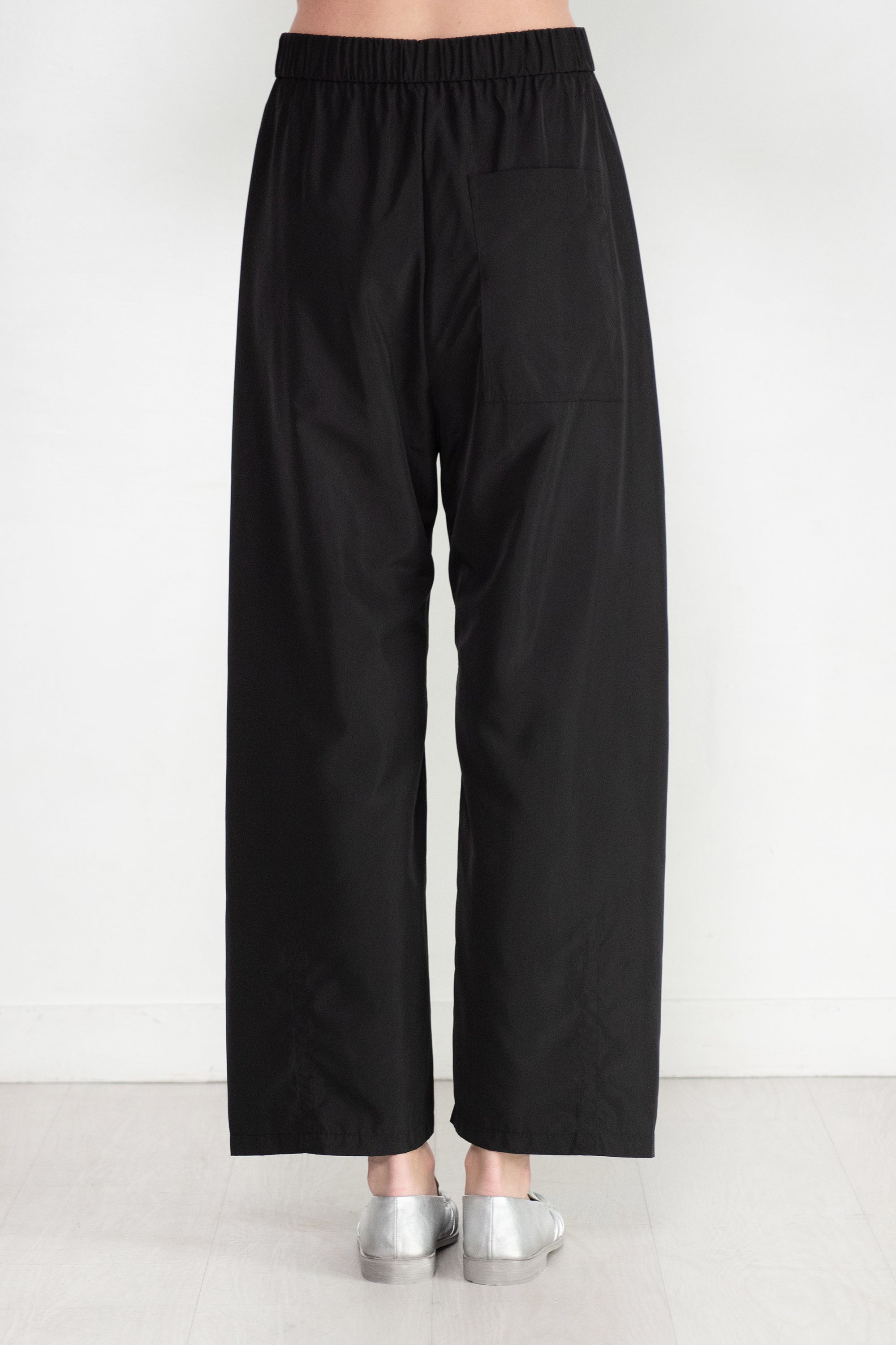 TIBI - Italian Sporty Nylon Winslow Pant, Black