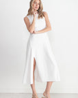 TIBI - Boucle Knit Sculpted Dress, White