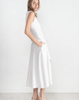 TIBI - Boucle Knit Sculpted Dress, White