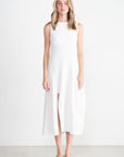 TIBI - Boucle Knit Sculpted Dress, White