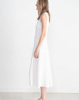 TIBI - Boucle Knit Sculpted Dress, White