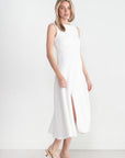 TIBI - Boucle Knit Sculpted Dress, White