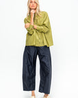 Crispy Nylon Winslow Pant - Short, Navy
