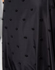 Tech Swiss Dot Square Neck Cami Dress, Black
