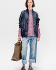 Flannel Menswear Shirting Oversized Shirt, Red Multi