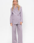 Garment Dyed Seersucker Liam Blazer, Mauve Multi