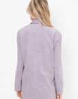 Garment Dyed Seersucker Liam Blazer, Mauve Multi