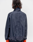 Eco Nylon Bomber Blazer, Navy