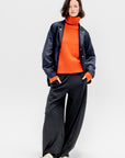 Eco Nylon Bomber Blazer, Navy